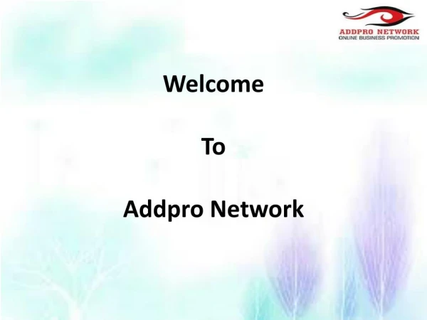 SEO Services in Bangalore - Addpro Network