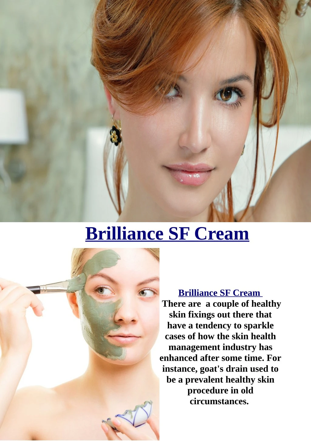 brilliance sf cream