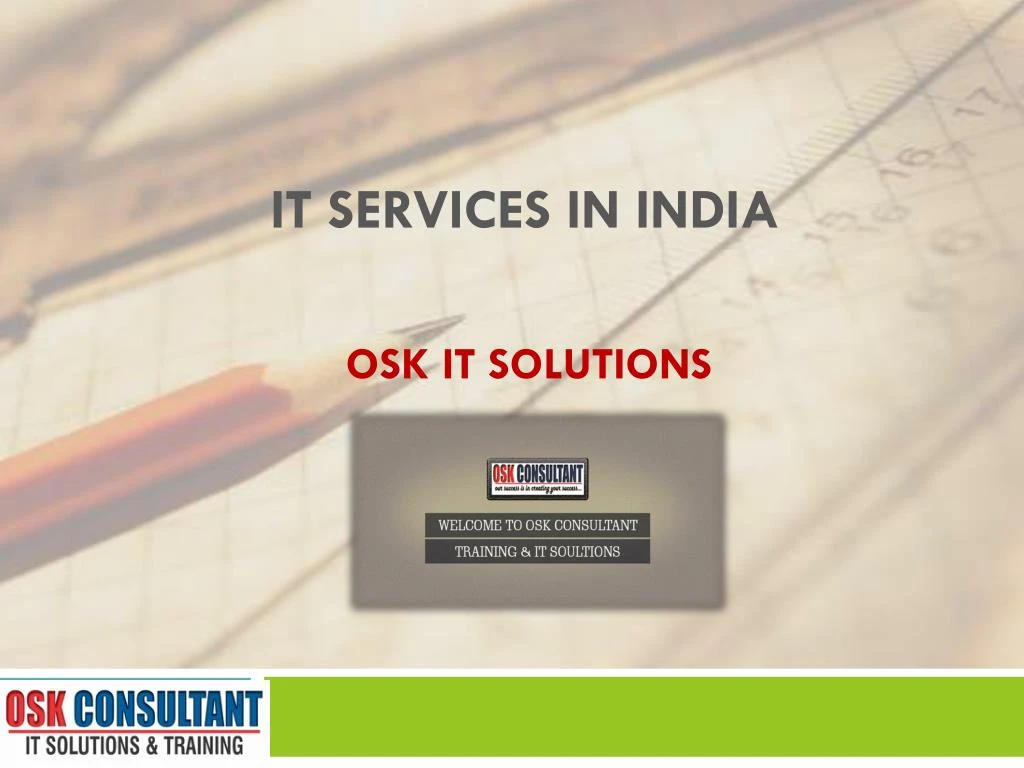 it services in india