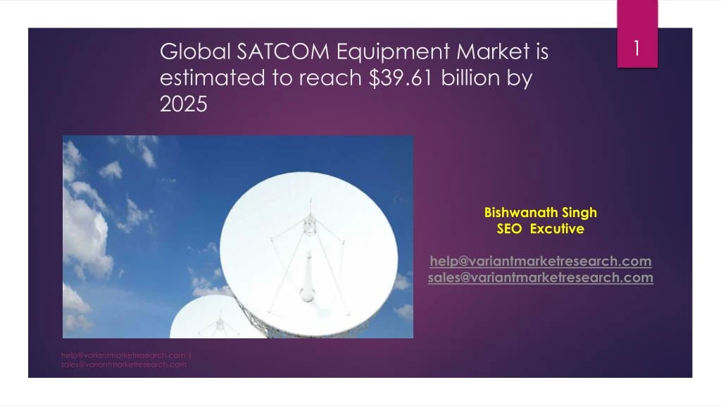 global satcom equipment market is estimated to reach 39 61 billion by 2025