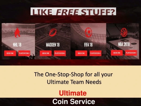 Ultimate Coin Service - One Stop Shop For all your Ultimate Team Needs