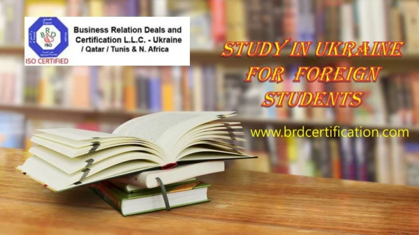 Study Abroad in Ukraine for foreign Students