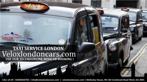 Pre-Book A Taxi At The Airport. Call Us Today To Get A Great Deal! : Veloxlondoncars.com