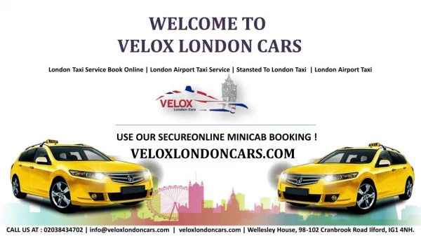 An Introduction To Velox London Cars Specialised In Long Journey