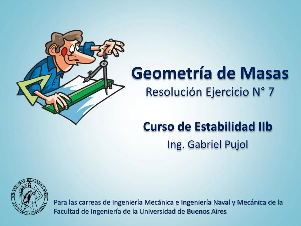 geometr a de masas resoluci n ejercicio n 7