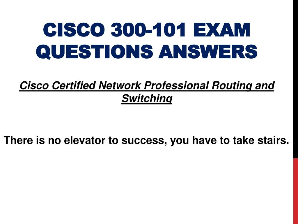 cisco 300 101 exam questions answers