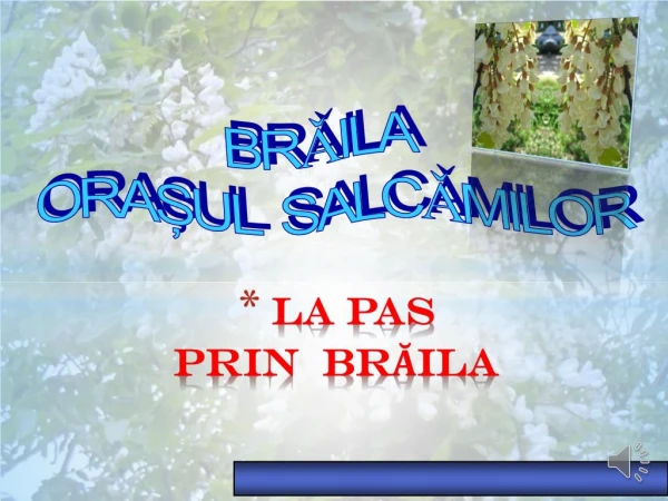 la pas prin br ila