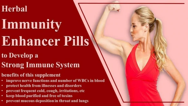 Herbal Immunity Enhancer Pills to Develop a Strong Immune System