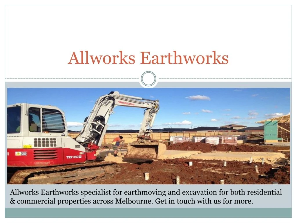allworks earthworks