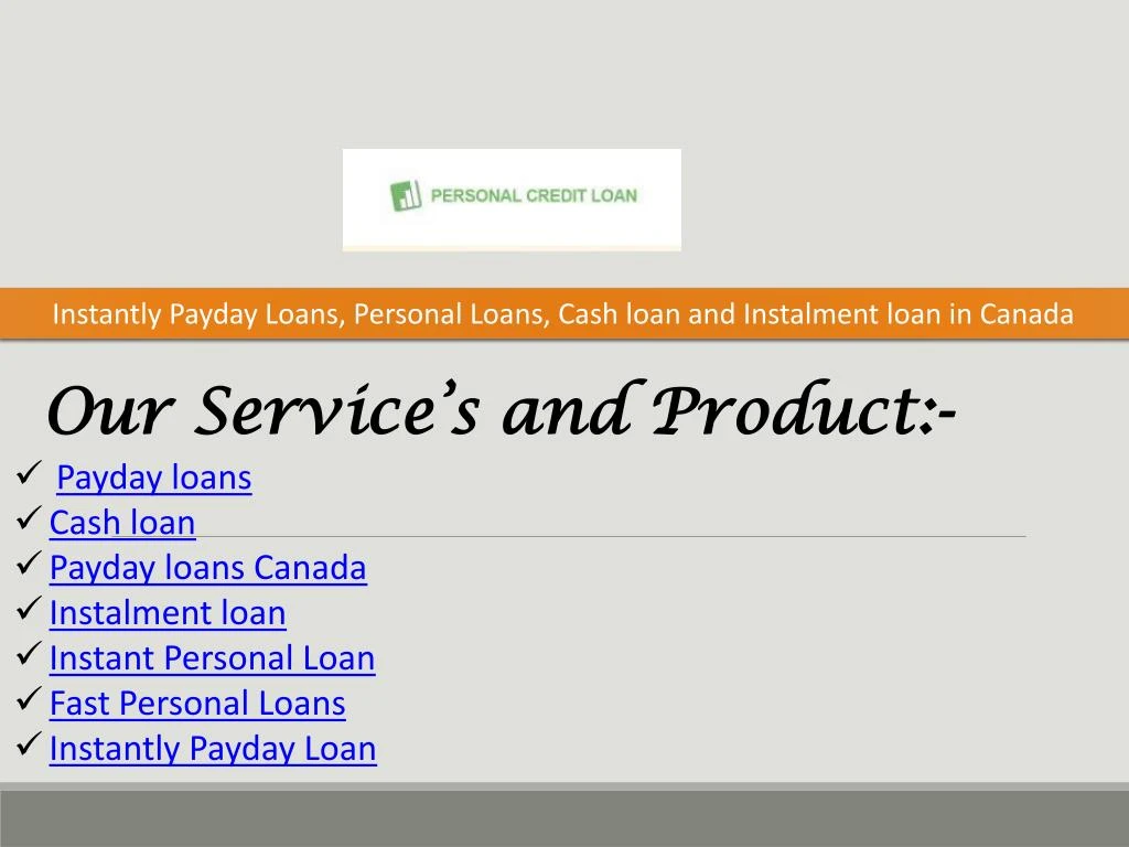 instantly payday loans personal loans cash loan