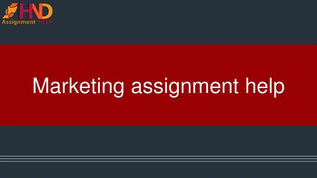 marketing assignment help