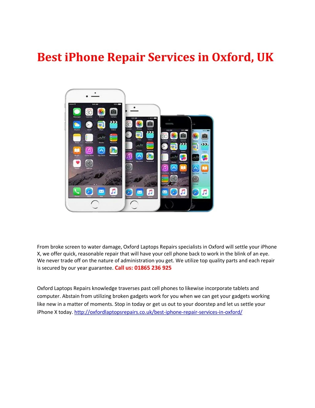 best iphone repair services in oxford uk