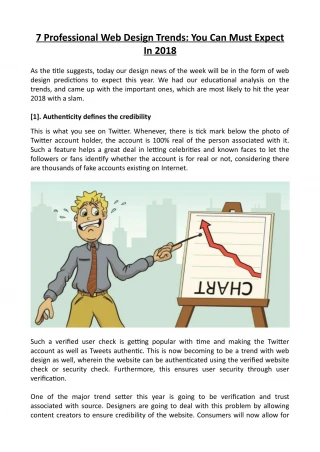 7 Professional Web Design Trends: You Can Must Expect In 2018 - slide 1