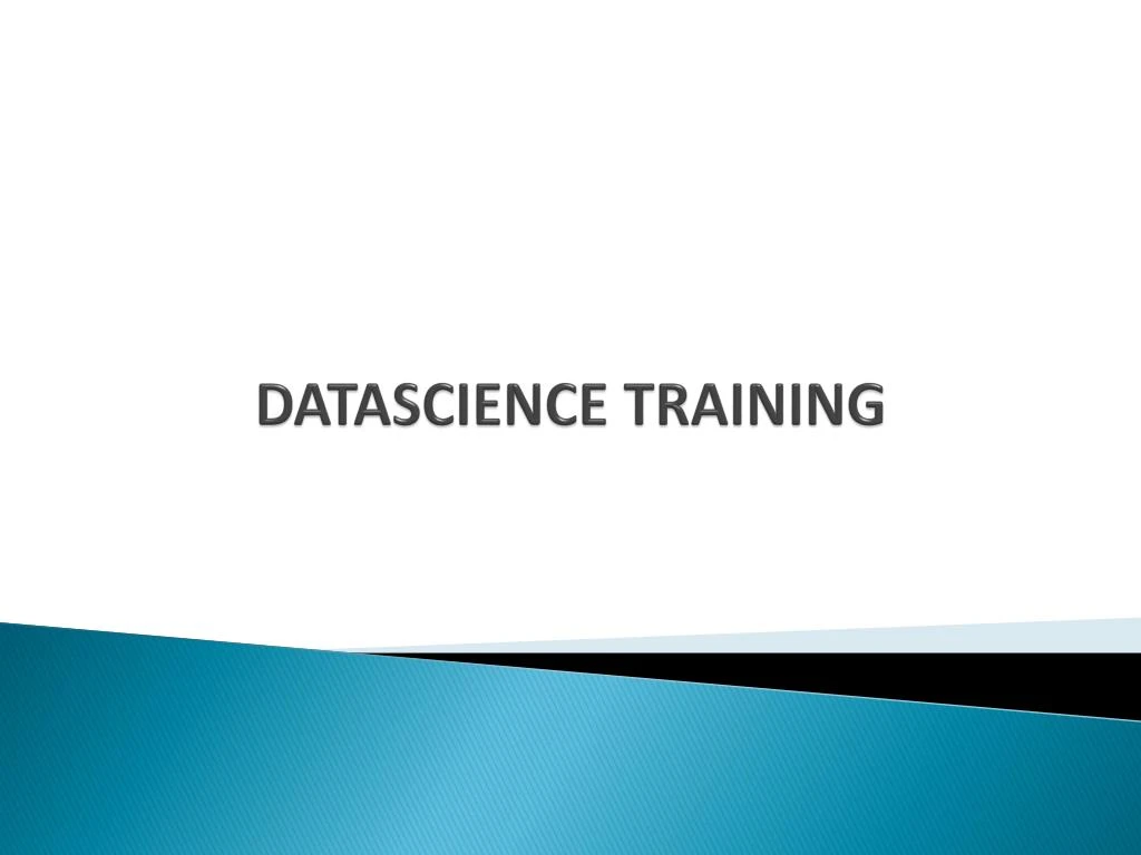 datascience training