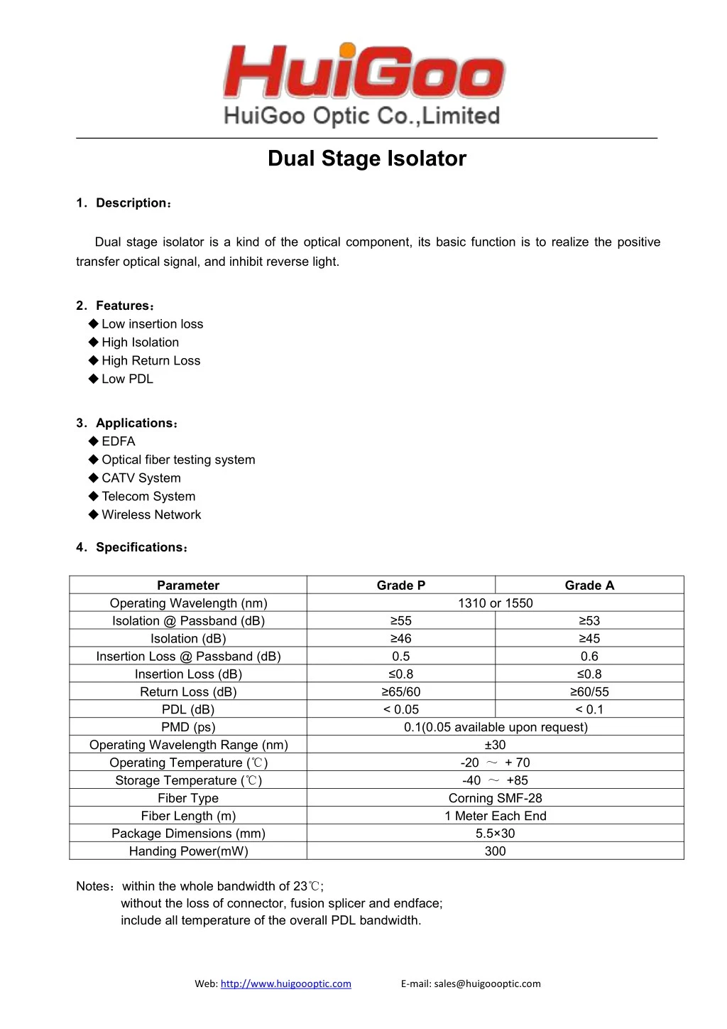 dual stage isolator