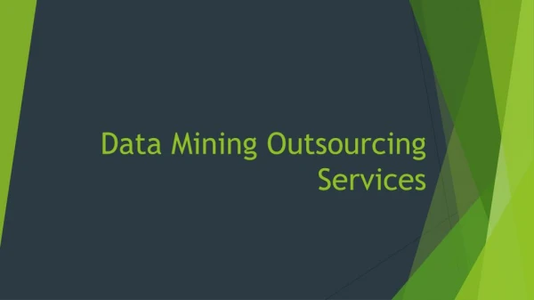 outsource data mining services