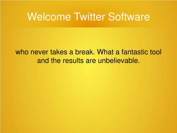 Twitter Software