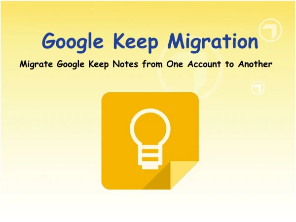 Migrate Google Keep to Another Account