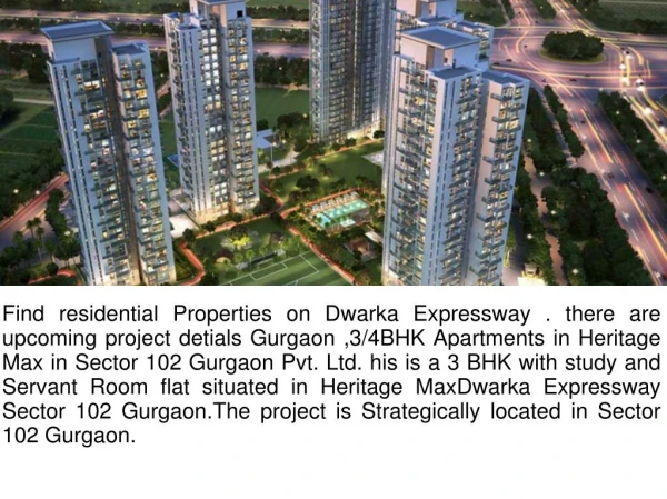 Conscient Heritage Max in Sector 102 Gurgaon