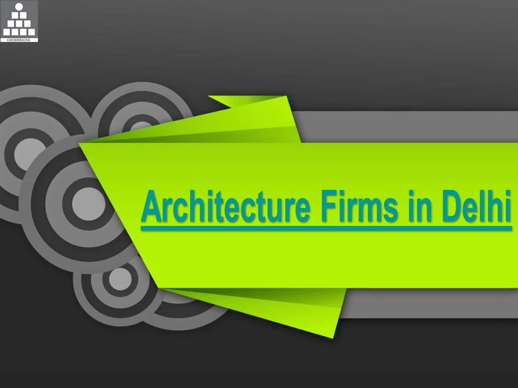 architecture firms in delhi