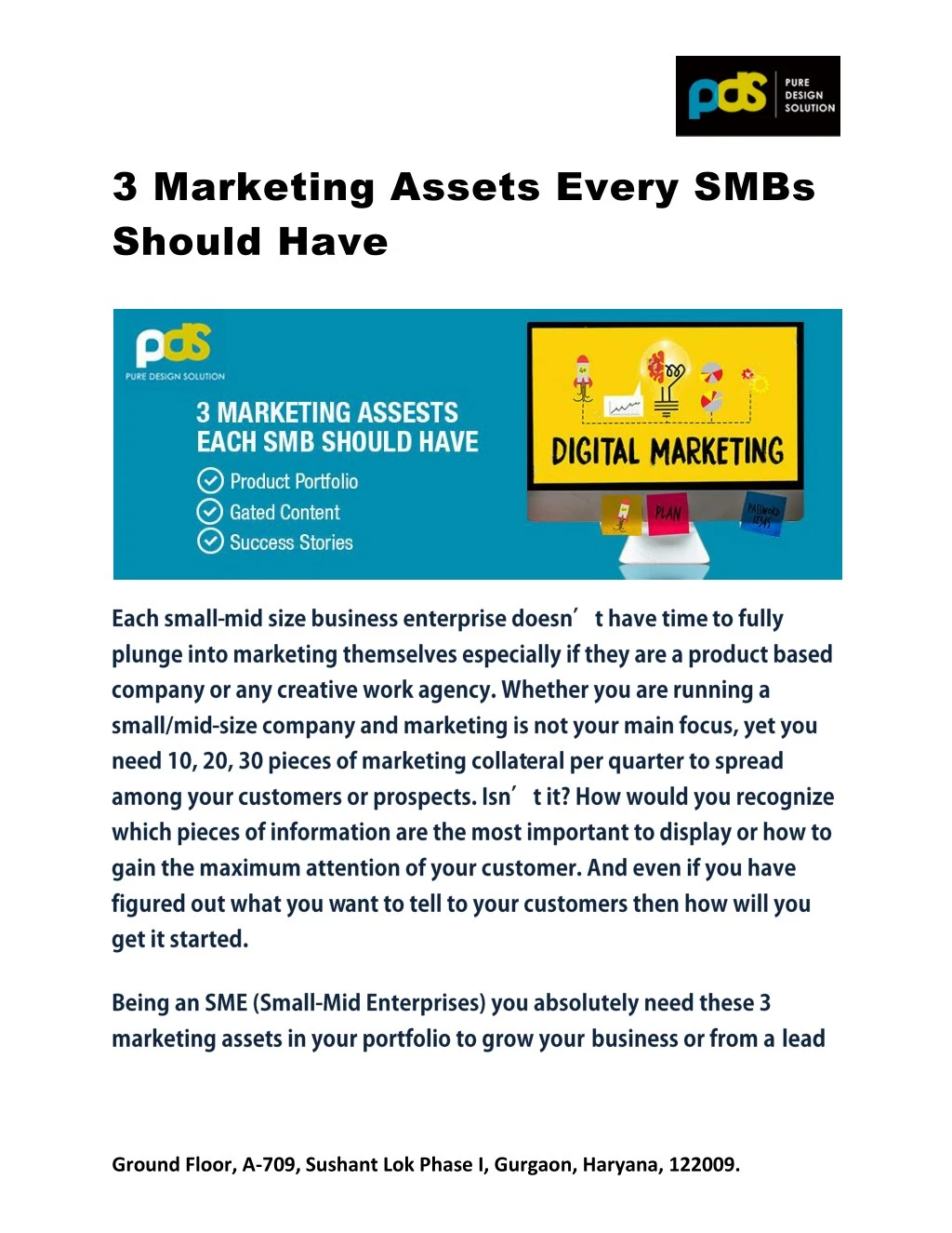 3 marketing assets every smbs should have