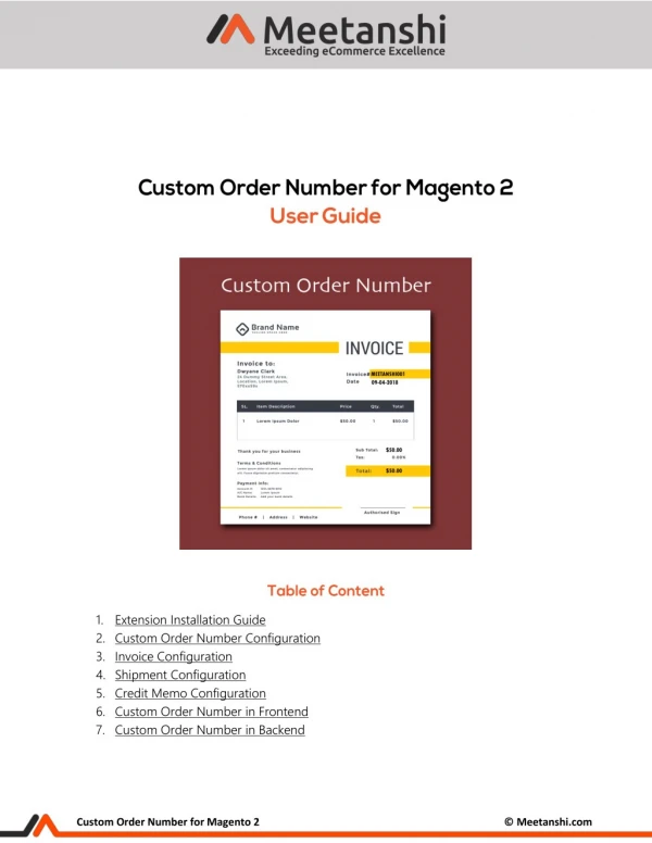 Magento 2 Custom Order Number