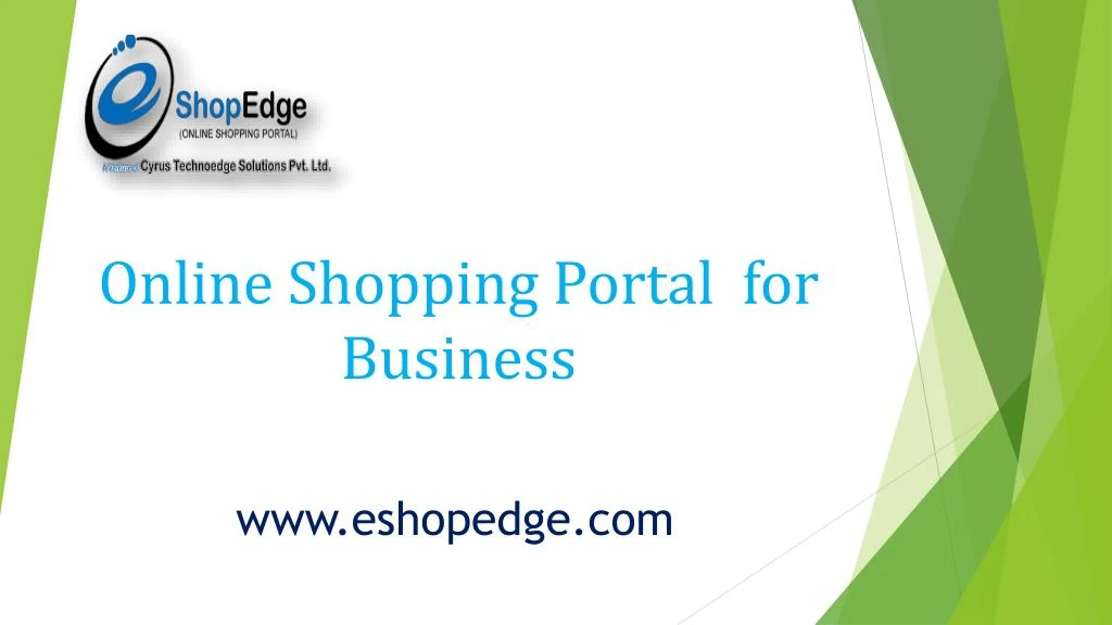 online shopping portal for business