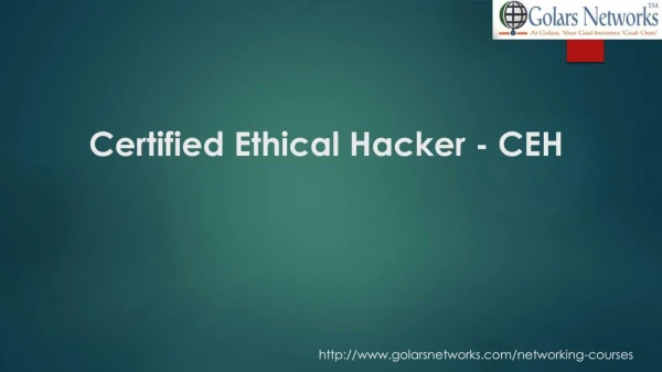 Ethical Hacking Course in Hyderabad - ceh certification