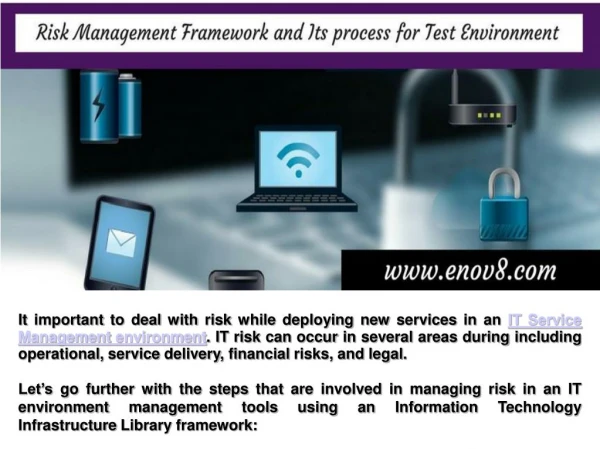 Risk Management Framework and Its process for Test Environment