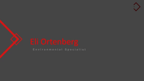 Eli Ortenberg From Los Angeles, California