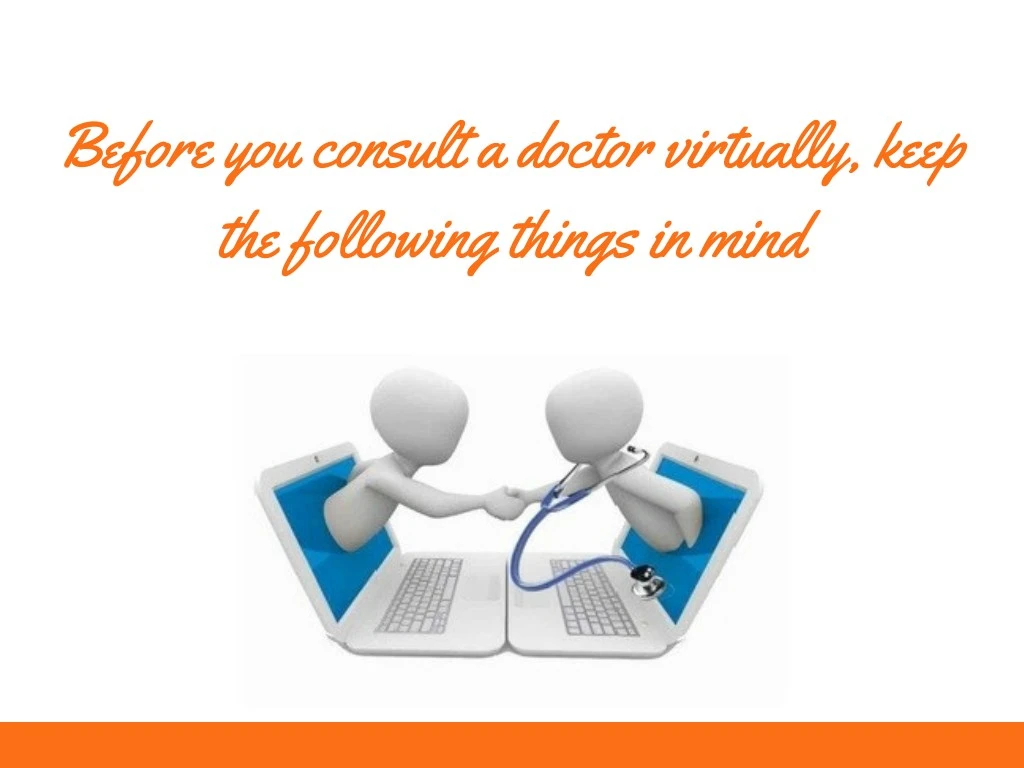 before you consult a doctor virtually keep