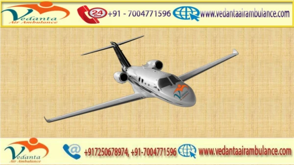 Get Air Ambulance Service at a Minimum Price from Kolkata to Delhi by Vedanta Air Ambulance