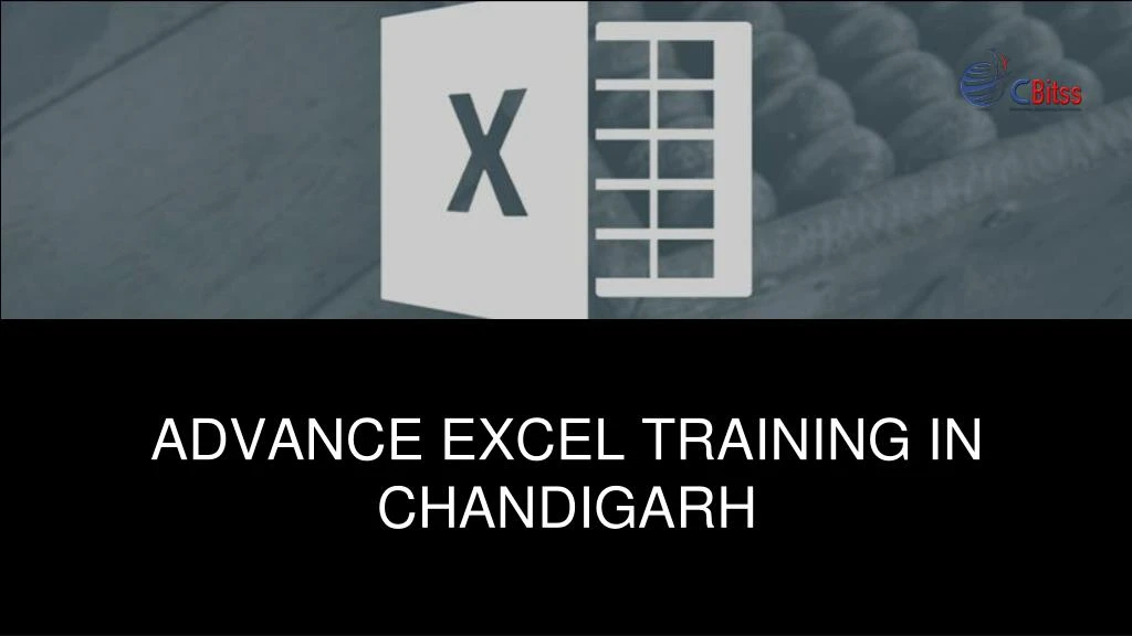 advance excel training in chandigarh