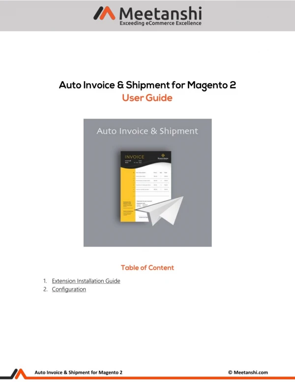 Magento 2 Auto Invoice & Shipment