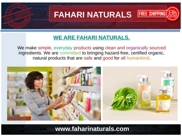 Natural Skin Care | faharinaturals.com