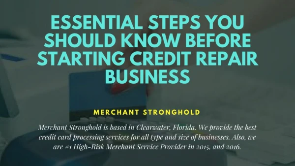 Essential Steps You Should Know Before Starting Credit Repair Business