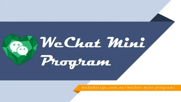 Wechat mini program - wechat marketing - wechat