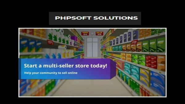 multi vendor marketplace script | Phpsoft Solutions