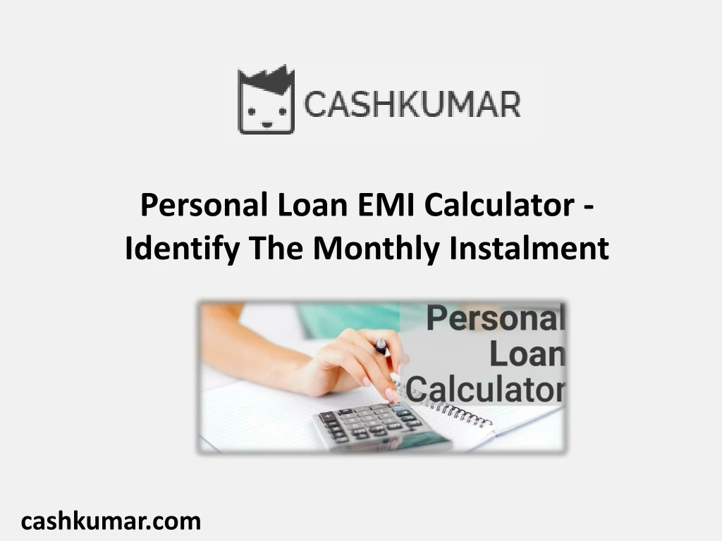 personal loan emi calculator identify the monthly