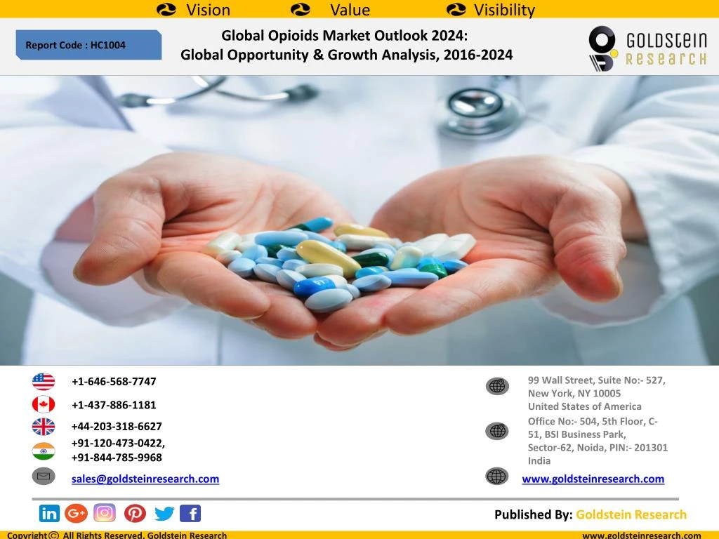 global opioids market outlook 2024 global