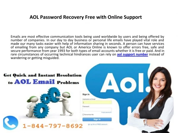 Make Your AOL Email Account Error Free with Online Support