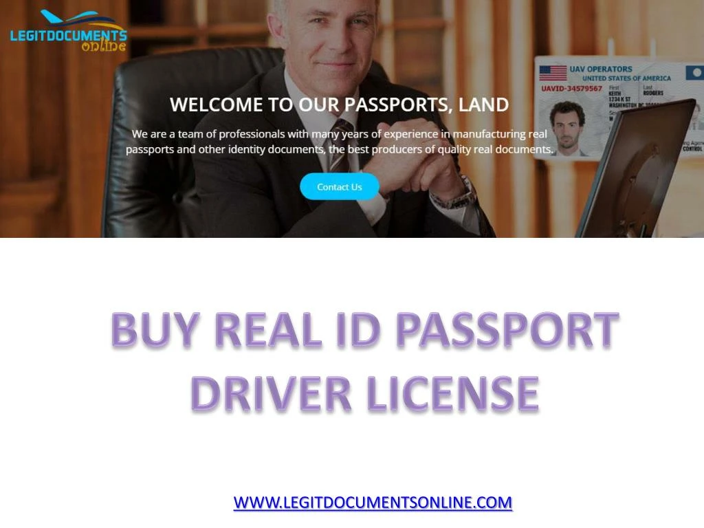 buy real id passport driver license