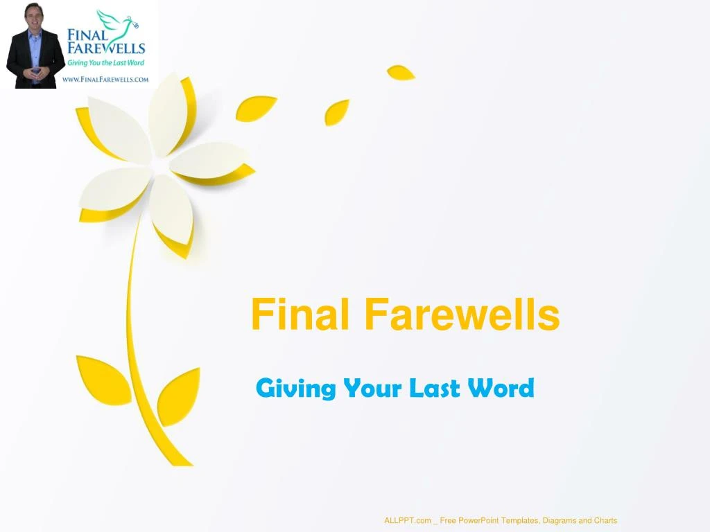 final farewells