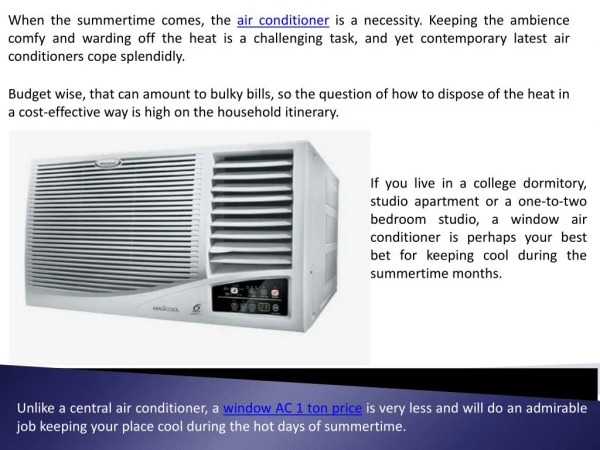 Buy a New Air Conditioner