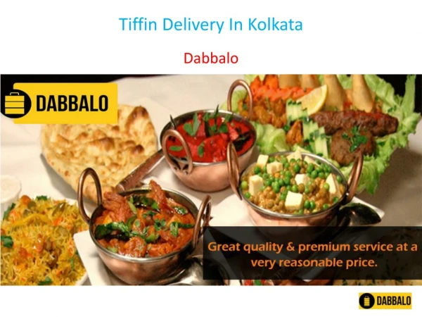 Tiffin Delivery In Kolkata
