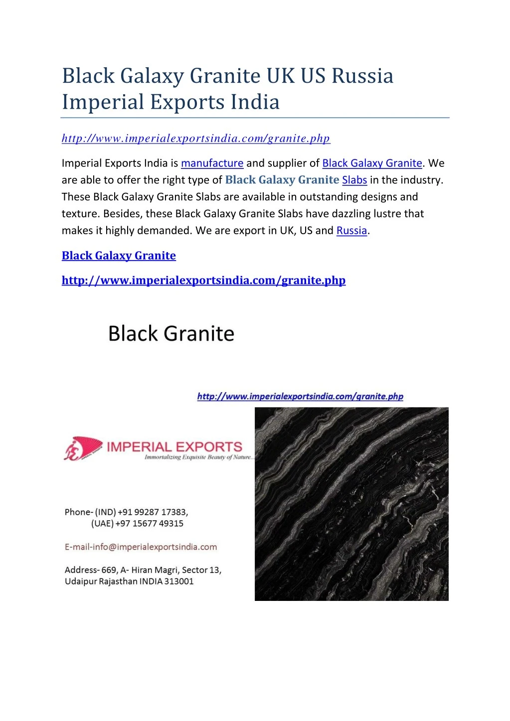 black galaxy granite uk us russia imperial