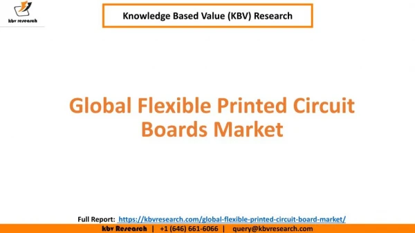 Global Flexible Printed Circuit Board Market Size and Share