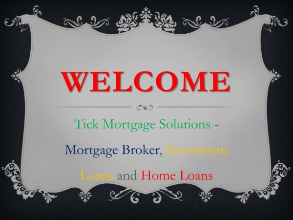 Professional Mortgage Loans in Blackburn North