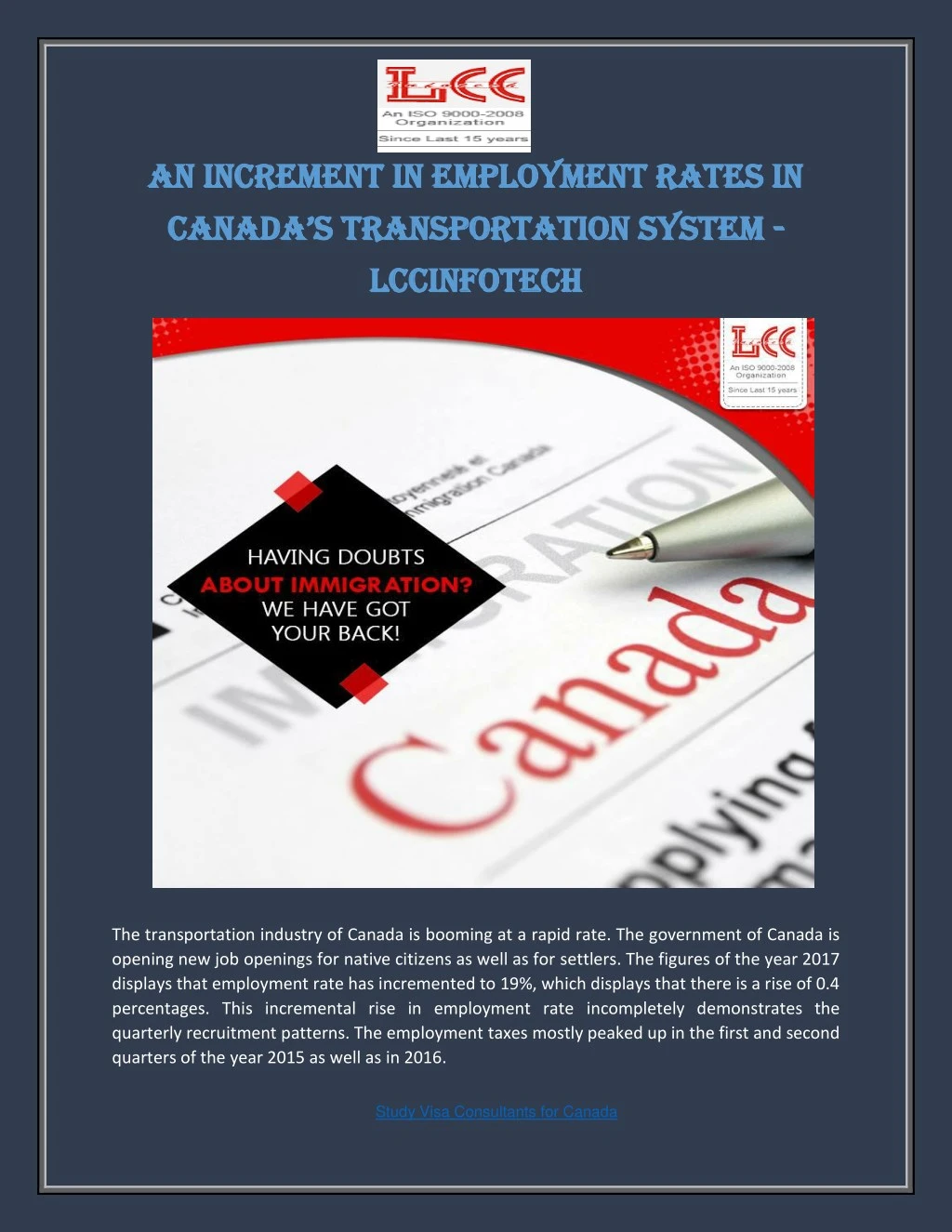 an increment in employment rates in an increment