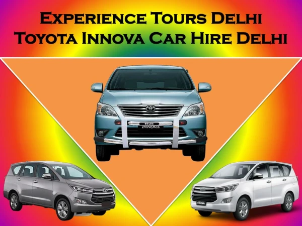 Book Toyota Innova Car on Rent in Delhi